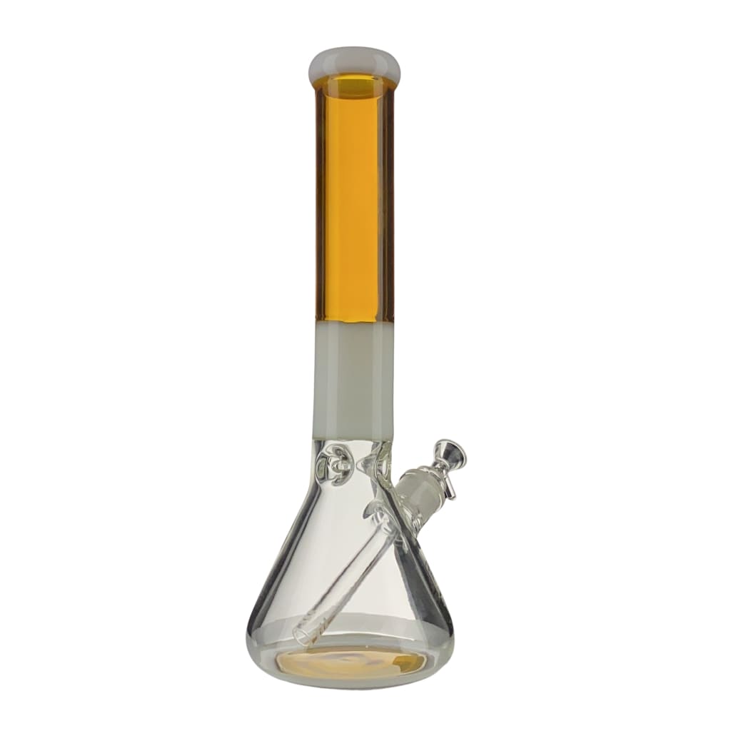 Ripper Beaker Glass Water Pipe with Adjustable Stem and Pull Resistance