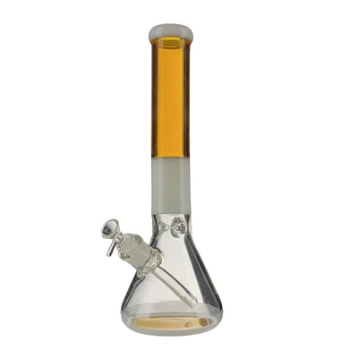 Ripper Beaker Glass Water Pipe with Adjustable Stem and Pull Resistance