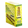 Box of G-rollz Pet Rock 2x Pre-rolled Organic Hemp Wraps in Lemon Haze flavor