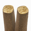 Two loofah sponges with G-Rollz Pet Rock 2x Pre-rolled Organic Hemp Wraps in frame