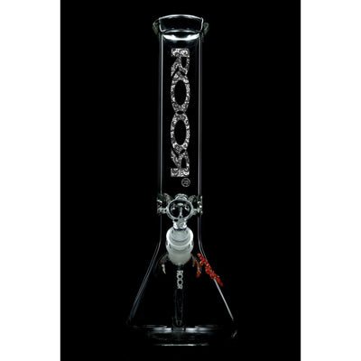 Roor® 14 Beaker Glass Bong with ’ROOR’ branding, 50x5 5mm German Schott glass
