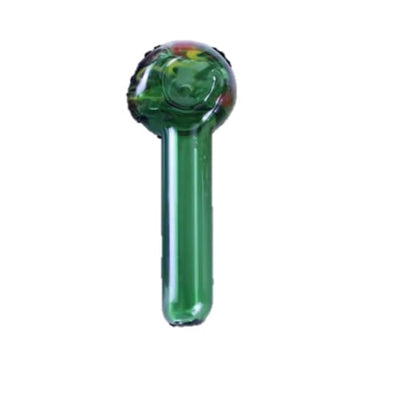 Roots Glass Pipe Slim Daily Driver with clear tubing and swirling bowl
