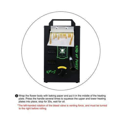 Ltq Vapor Rosin Press Machine with Heating Plates and Pressure Handle for Pure Vaping Oil