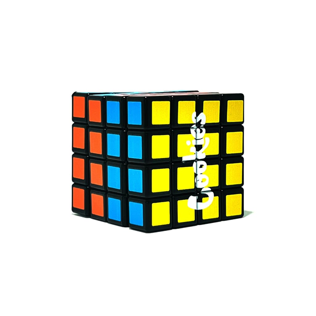 4x4x4 Rubik’s Cube puzzle with vibrant colors for retro game enthusiasts with magnetic connections