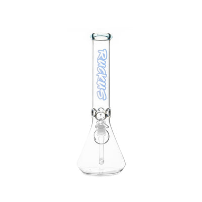 Ruckus Glass Beaker with Downstem - Affordable ’Roors’ Branded Bong