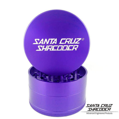 Purple Santa Cruz Shredder Grinder Made Of Medical-grade Anodized Aluminum