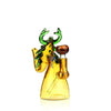 14mm male bowl tall ships assorted water pipe shaped like cow with green horns, yellow body