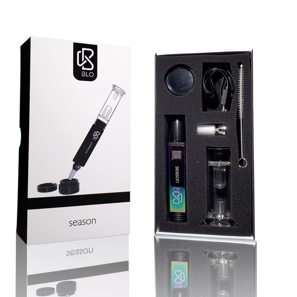 Blo Season Electronic Nectar Collector Vaporizer kit with vapor tip in packaging