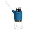 Blue electric handheld milk frother with glass base in Seshgear Dabtron Electric Dab Rig set