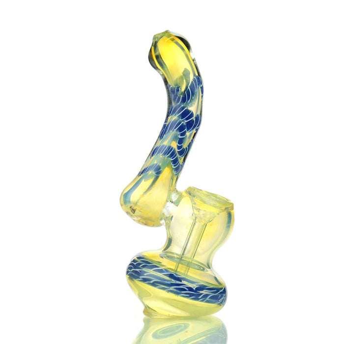 Sherlock Bubbler Silver Fume Glass Twisting Art On sale
