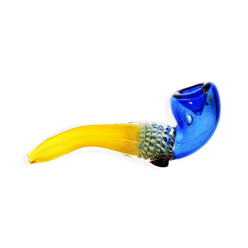 Sherlock Hand Pipe Silver Fume Twisting Art On sale