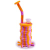 Colorful Silicone Water Pipe With Splattered Barrel Design And 14mm Bowl Insert