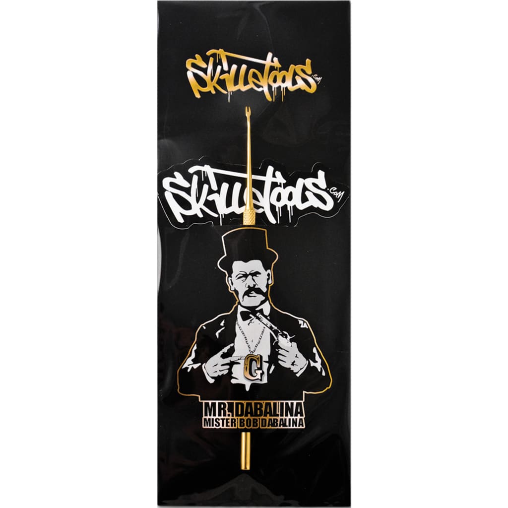 Vintage man with top hat, graffiti text - Personal Toobs Favorite with Kief Comfort Grips