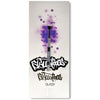 Makeup brush with purple splatter for Skillet Tools glass hand pipe enthusiasts