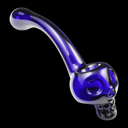 Blue Skull Gandalf Glass Pipe for Smoking
