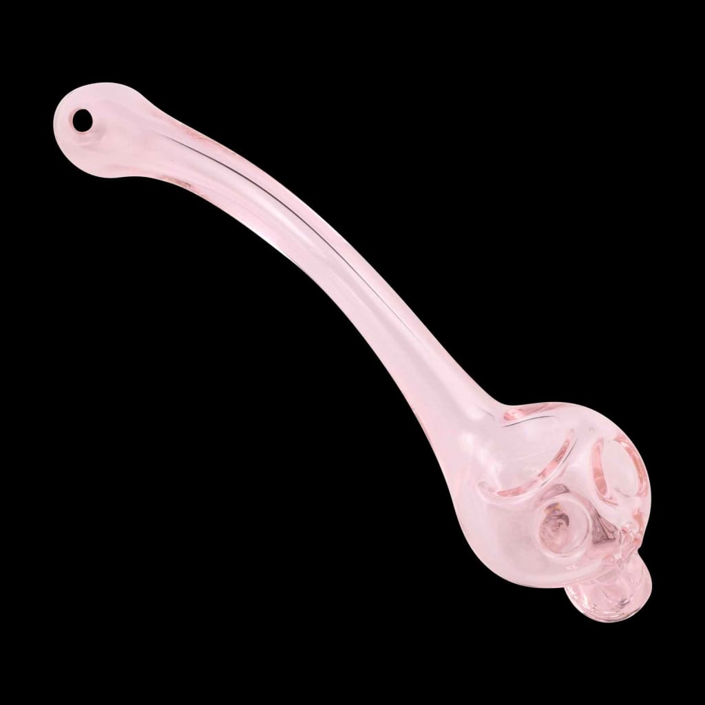 Pink Skull Gandalf Glass Sherlock Pipe for Smoking