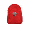 Red Smokeyz smell proof backpack with cartoon bear wearing a hat on front pocket