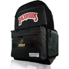 Smell Proof Hands Free Black Backpack with Backwoods and Dark Stout logos