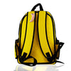 Yellow Smell Proof Hands Free Backpack with Black Straps and Trim