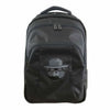 Smokeyz smell proof backpack with bear face logo and multiple zipper pockets