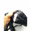 Hand opening zippered compartment on Smokeyz smell proof backpack