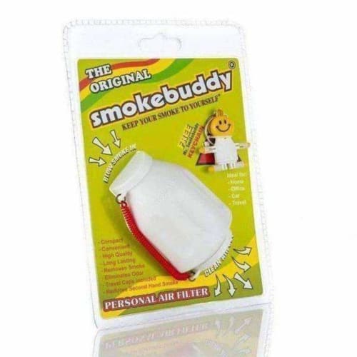 SmokeBuddy Original air filter keychain with LED light and case