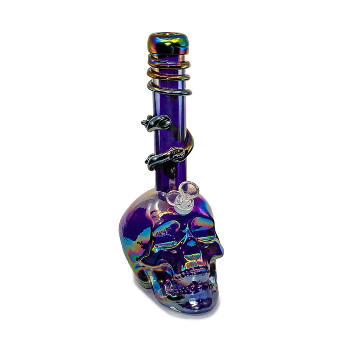 Soft-glass Water Pipe - Skull (14) On sale