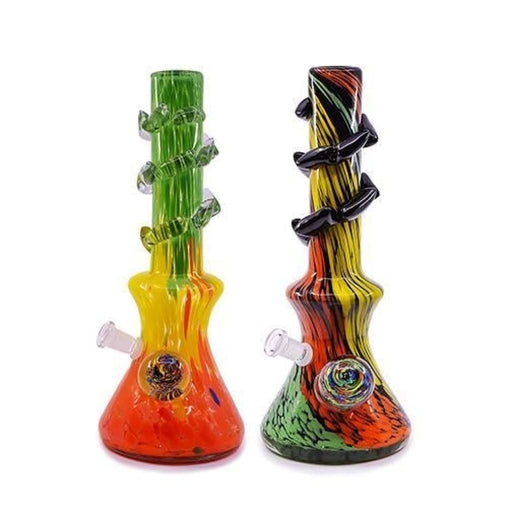 Soft Glass Water Pipe - Tribal (13.5) On sale