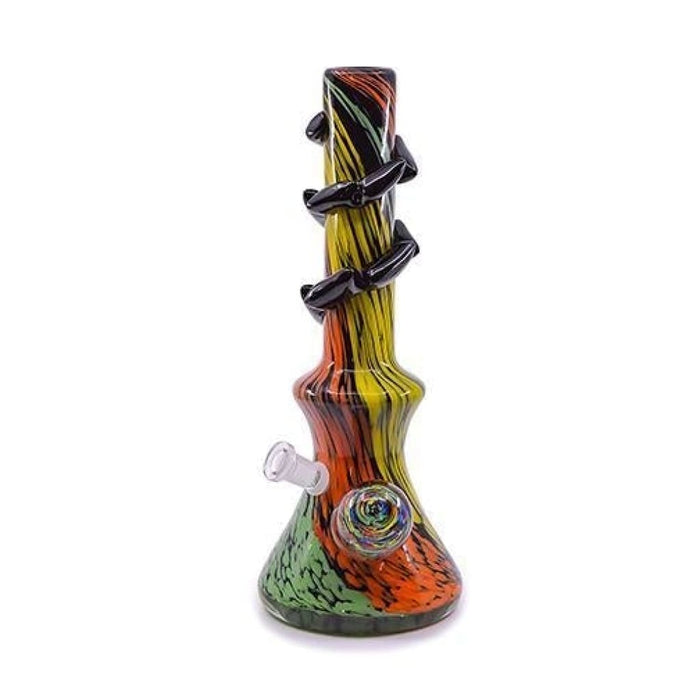 Soft Glass Water Pipe - Tribal (13.5) On sale