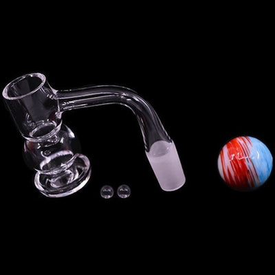 Space King Banger Sets for the Perfect Dab Session - Glass Quartz Nail for Cannabis Concentrates