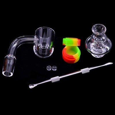 Space King Banger sets for the perfect dab session with glass rig and accessories