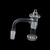 Diamond Knot Banger Kit with Glass Dab Rig, Percolator & Curved Mouthpiece