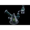 Space King Glass water pipe with cone head percolator and cartoon character logo