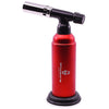 Space King Heavy Hitter Torch - Red Culinary Torch with Black Nozzle and Silver Flame Outlet