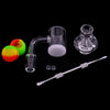 Space King Opaque Banger Kit with glass components, silicone containers, and a metal tool