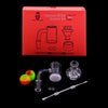 Space King Opaque Banger Kit with white bottom and accessories for perfect dab sessions