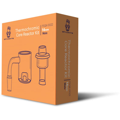 Product box for Space King Thermochromic Core Reactor Banger Kit with component diagram