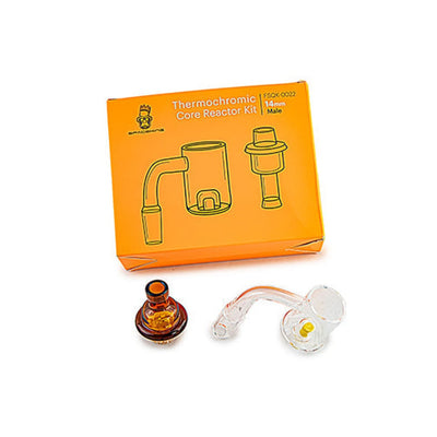 Space King Thermochromic reactor banger kit with packaging and glass components