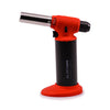 Space King Torch Lighter with Adjustable Flame: Red and Black Butane Handheld Torch