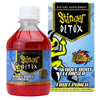 Stinger Detox One Hour Liquid: Bright red bottle and packaging for whole body cleanse