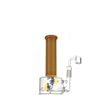 Pacific Coast Highway Glass Rig with a simple sand-colored mouthpiece and palm tree design