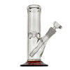 Wine base bong with cylindrical body and angled stem, available in 5 colors
