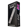 Product packaging for Sunpipe H2OG water pipe: sleek design on black box with leaf graphics