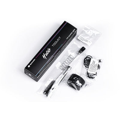 H2OG Sunpipe tool kit with cleaning accessories and replacement parts