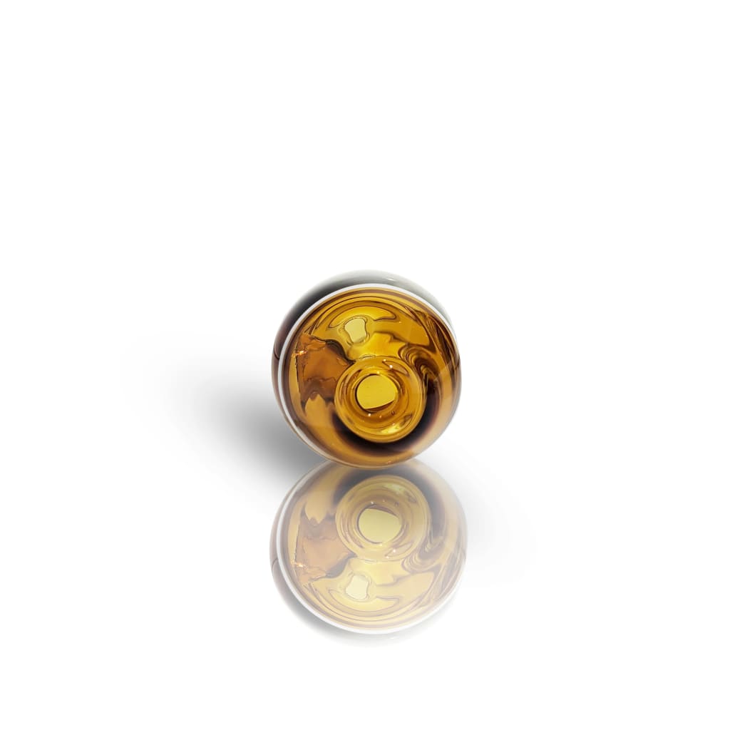Amber whiskey in a quality heat resistant glass hand pipe for Super Bowl intermissions