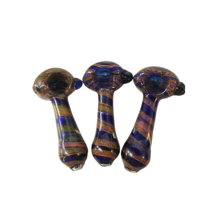 Swirl Blue and Green Hand Pipe On sale