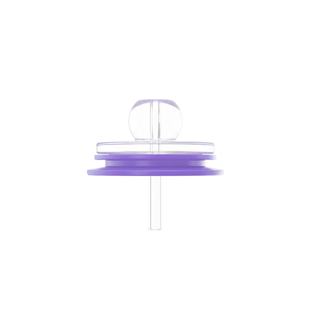 Purple pacifier-shaped mouthpiece for Dr. Dabber Skunk Purple Edition Switch Series