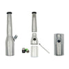 Stainless Steel Travelers Bong With Attachments, Travelmaster 2.0: Easy To Clean, Durable