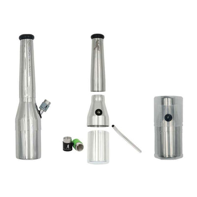 Stainless Steel Travelers Bong With Attachments, Travelmaster 2.0: Easy To Clean, Durable