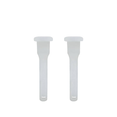 Two white plastic fasteners for Waxmaid 4-in-1 Water Pipe and Springer Mini Water Pipe